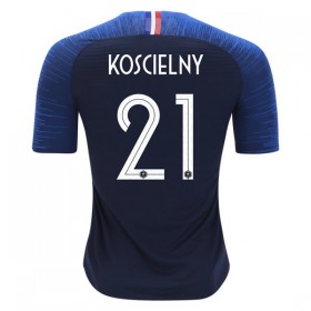 Camisolas de Futebol França Koscielny 21 Equipamento Principal Copa do Mundo 2018 Manga Curta